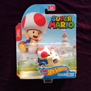 Mattel Hot Wheels Super Mario Bros. 2016 Toad Car Vehicle - 6/6 - New in Package